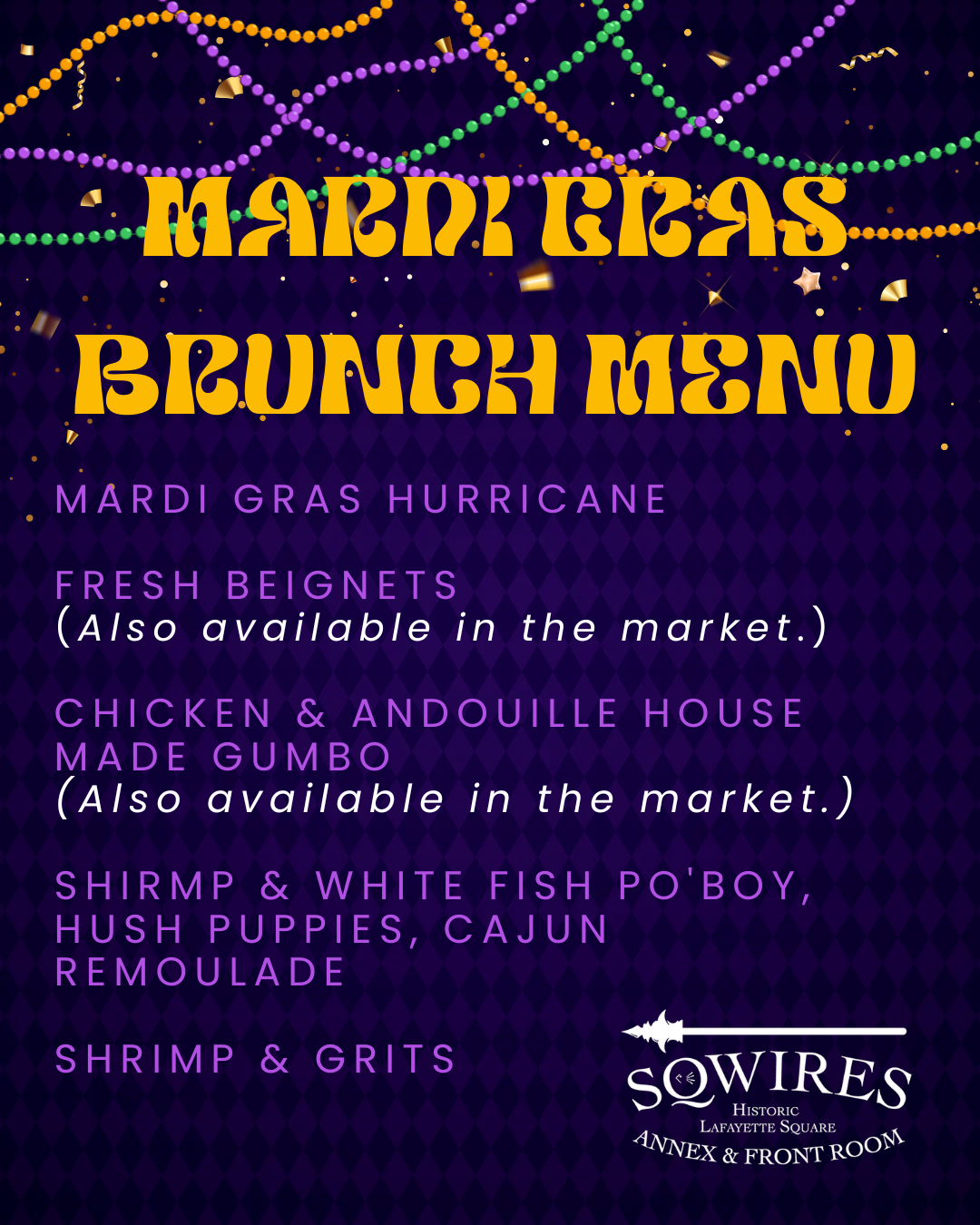 mardi gras drink package